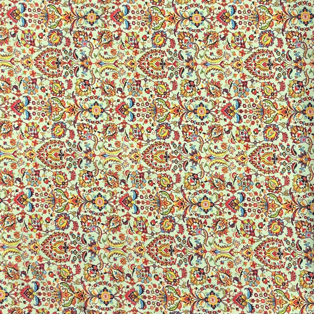 Pound A Metre 3 Metres Premium Crystal Crepe 45'' Wide (Green Design)
