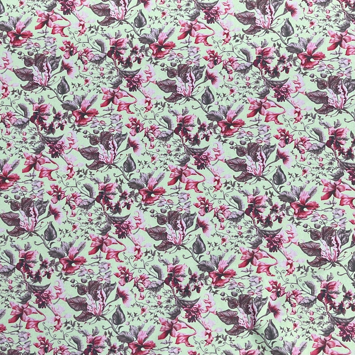 Pound A Metre 3 Metres Premium Crystal Crepe 45'' Wide (Mint Garden)