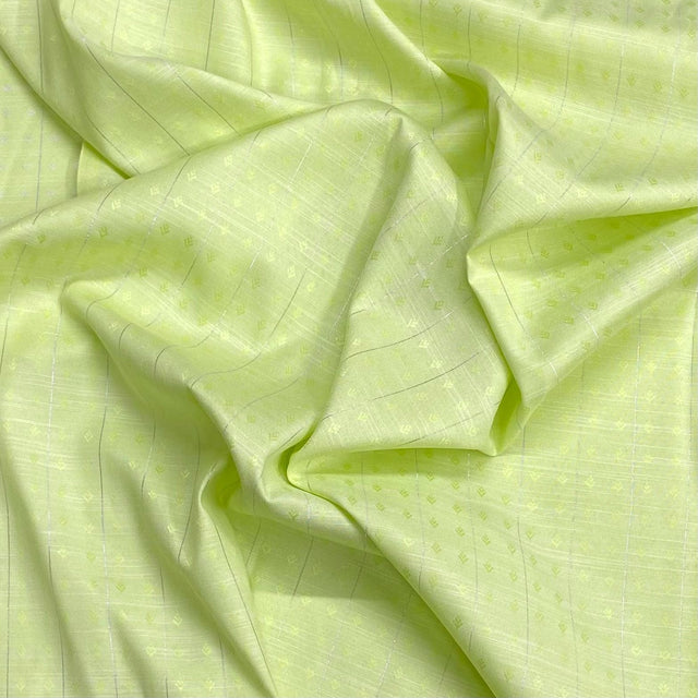 Pound A Metre 3 Metres Premium Dressmaking Rayon 45" Wide (Lime Green)