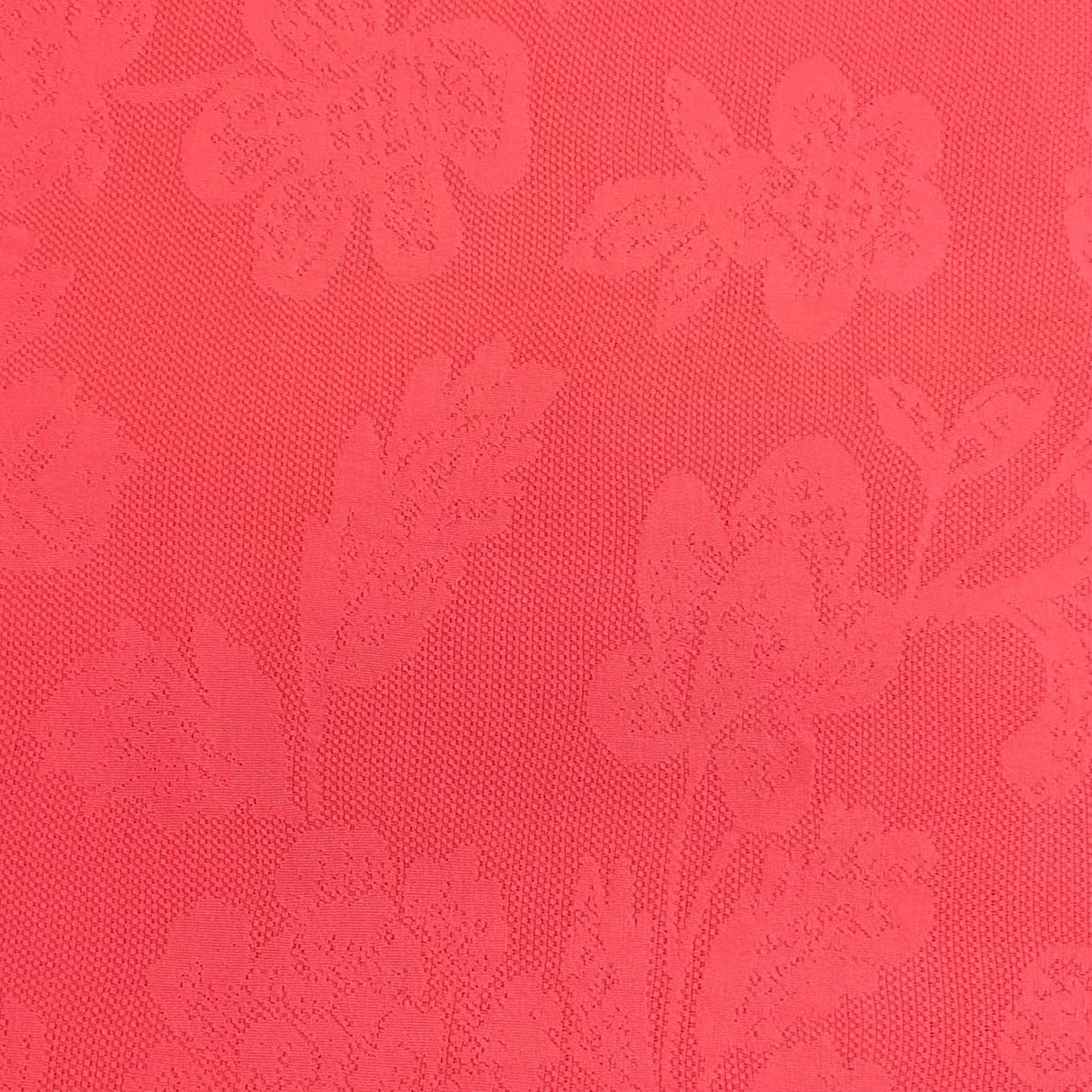 Pound A Metre 3 Metres Premium Embossed French Terry Jersey- 55" Wide (Flower)