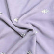 Pound A Metre 3 Metres Premium Embroidered Crepe Fabric – 55" Wide (Lilac)