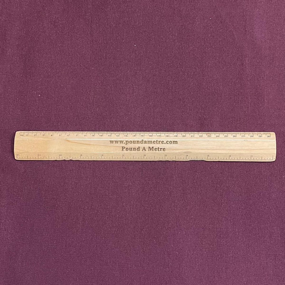 Pound A Metre 3 Metres Premium French Terry Jersey- 55" Wide (Maroon)