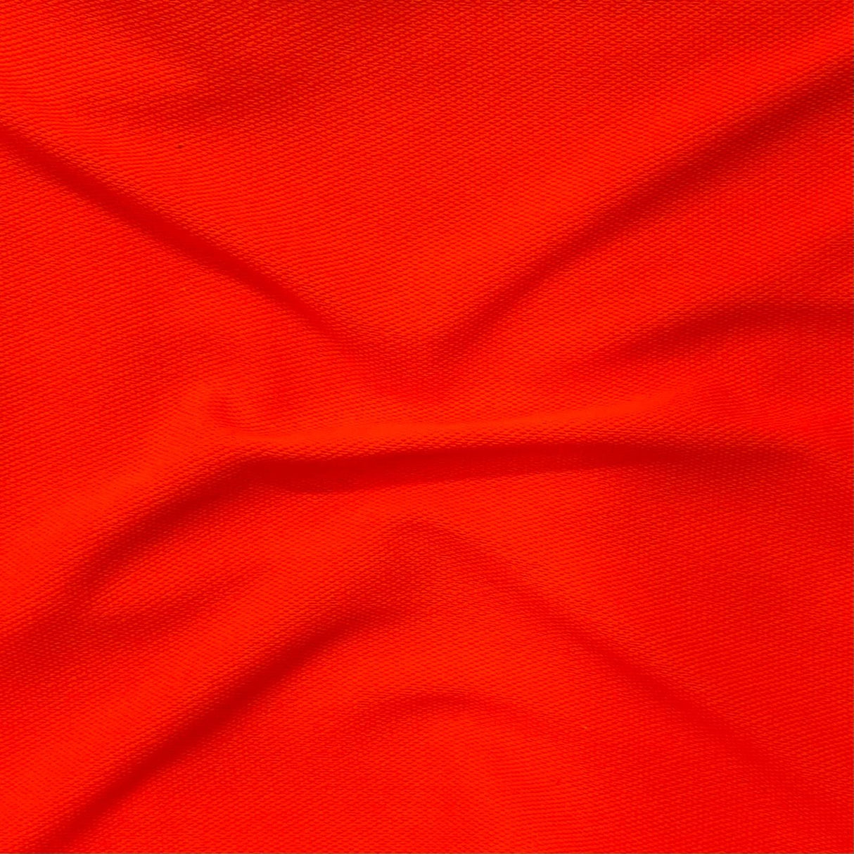 Pound A Metre 3 Metres Premium French Terry Jersey- 55" Wide (Orange)