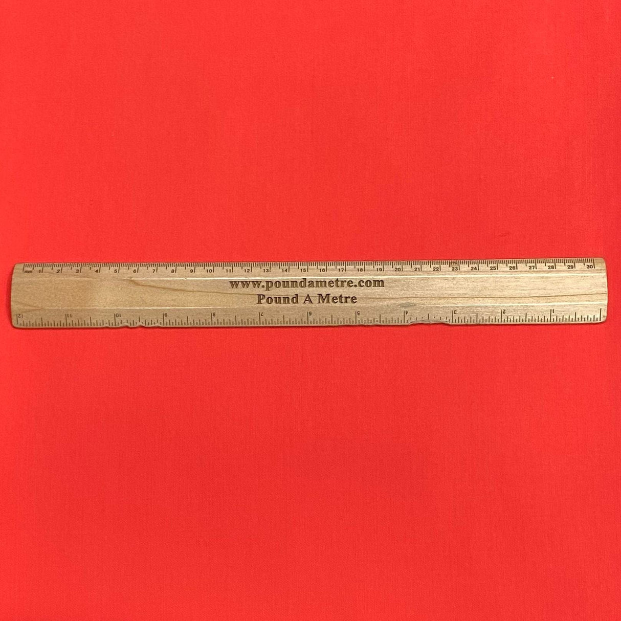 Pound A Metre 3 Metres 3 Metres, Premium Heavy-Weight Suiting 55" (Red)