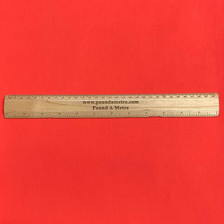 Pound A Metre 3 Metres 3 Metres, Premium Heavy-Weight Suiting 55" (Red)