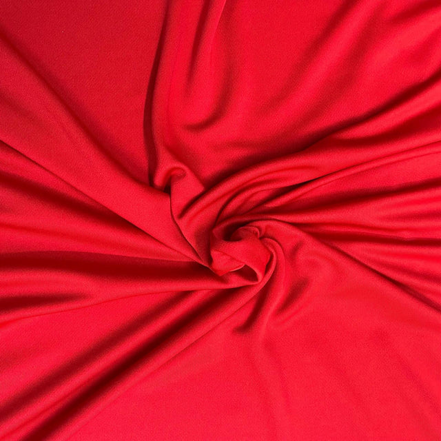 Pound A Metre 3 Metres Premium Heavyweight Sports Jersey Fabric – 55" Wide (Red) (Multi Buy)