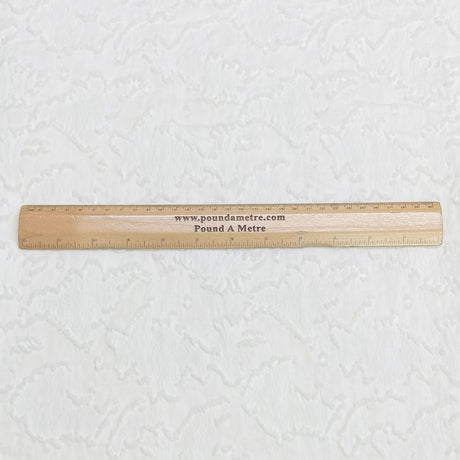 Pound A Metre 3 Metres Premium Jacquard Crepe Fabric – 55" Wide (White)