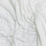 Pound A Metre 3 Metres Premium Jacquard Jersey- 55''- (White)