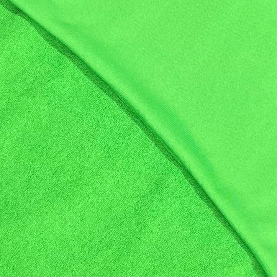 Pound A Metre 3 Metres Premium Lightweight French Terry Jersey- 55" Wide (Green)