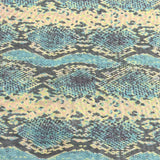 Pound A Metre 3 Metres Premium Lightweight Printed Jersey  – 55" Wide (Snake)