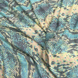 Pound A Metre 3 Metres Premium Lightweight Printed Jersey  – 55" Wide (Snake)
