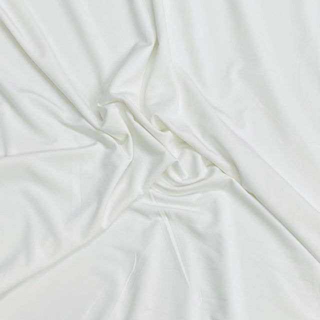 Pound A Metre 3 Metres Premium Lightweight Sports Jersey Fabric – 55" Wide (White)
