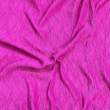 Pound A Metre 3 Metres Premium Luxurious Crinkle Jersey – 55” Wide (Cerise)