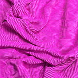Pound A Metre 3 Metres Premium Luxurious Crinkle Jersey – 55” Wide (Cerise)