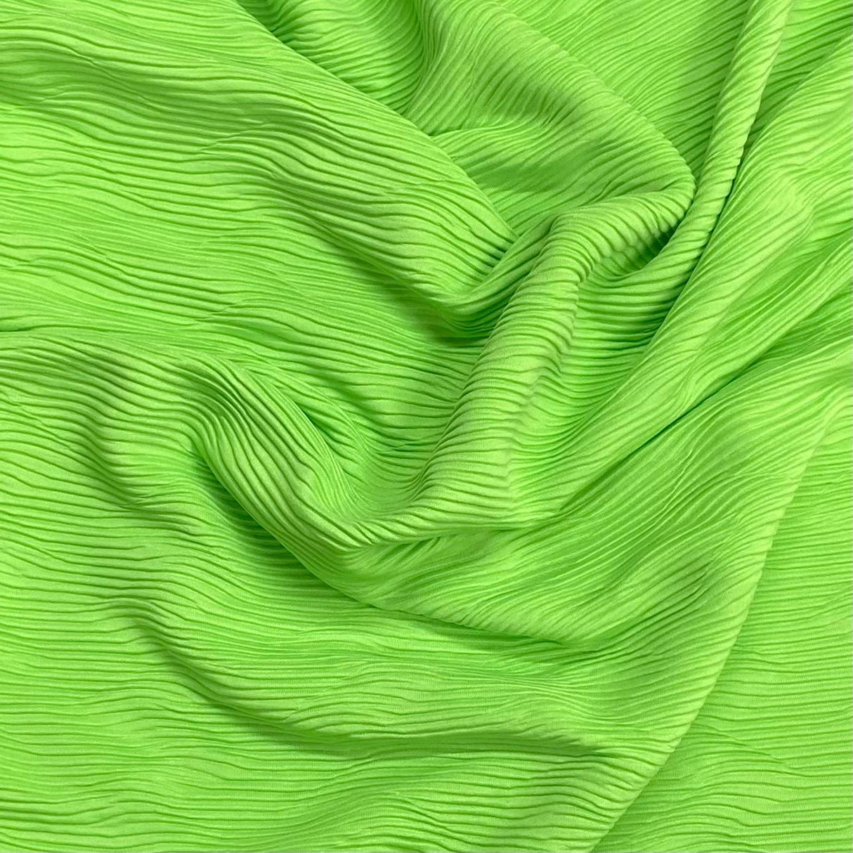 Pound A Metre 3 Metres Premium Luxurious Crinkle Jersey – 55” Wide (Green)