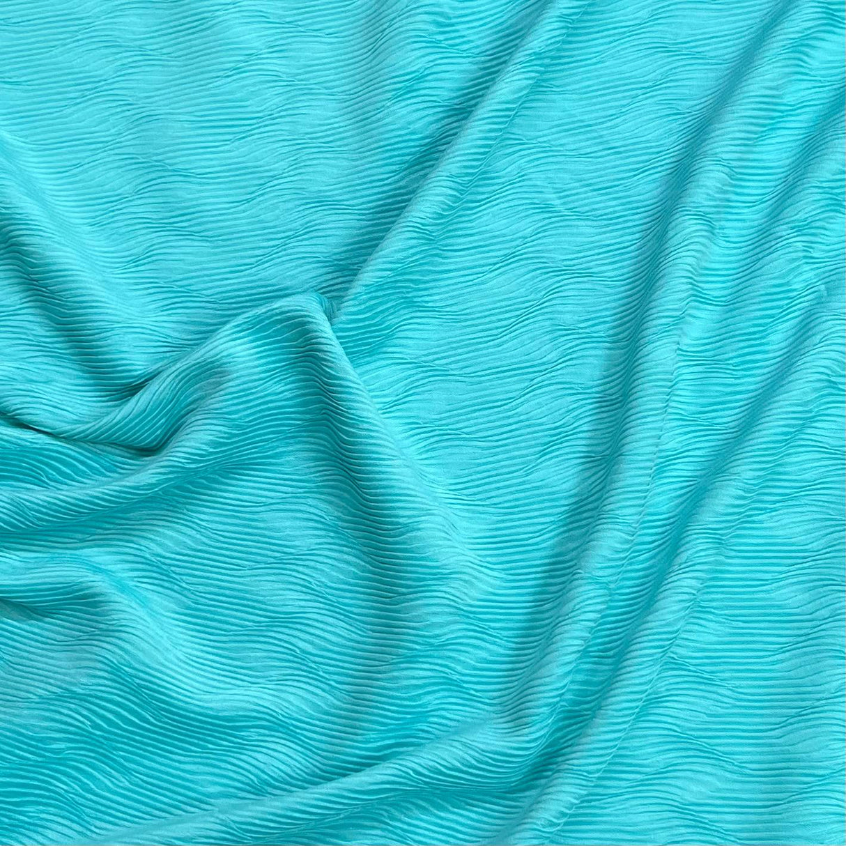 Pound A Metre 3 Metres Premium Luxurious Crinkle Jersey – 55” Wide (Water)