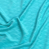 Pound A Metre 3 Metres Premium Luxurious Crinkle Jersey – 55” Wide (Water)