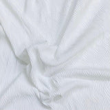 Pound A Metre 3 Metres Premium Luxurious Crinkle Jersey – 55” Wide (White)