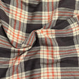 Pound A Metre 3 Metres Premium Poly-Viscose Tartan 60" Wide (Brown)