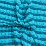 Pound A Metre 3 Metres Premium Popcorn Jersey- 55" Wide (Teal)