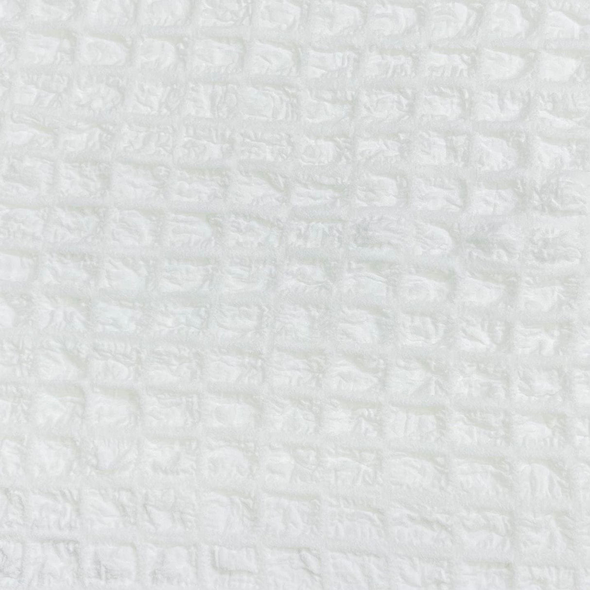 Pound A Metre 3 Metres Premium Popcorn Jersey- 55" Wide (White)