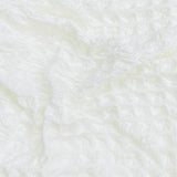 Pound A Metre 3 Metres Premium Popcorn Jersey- 55" Wide (White)