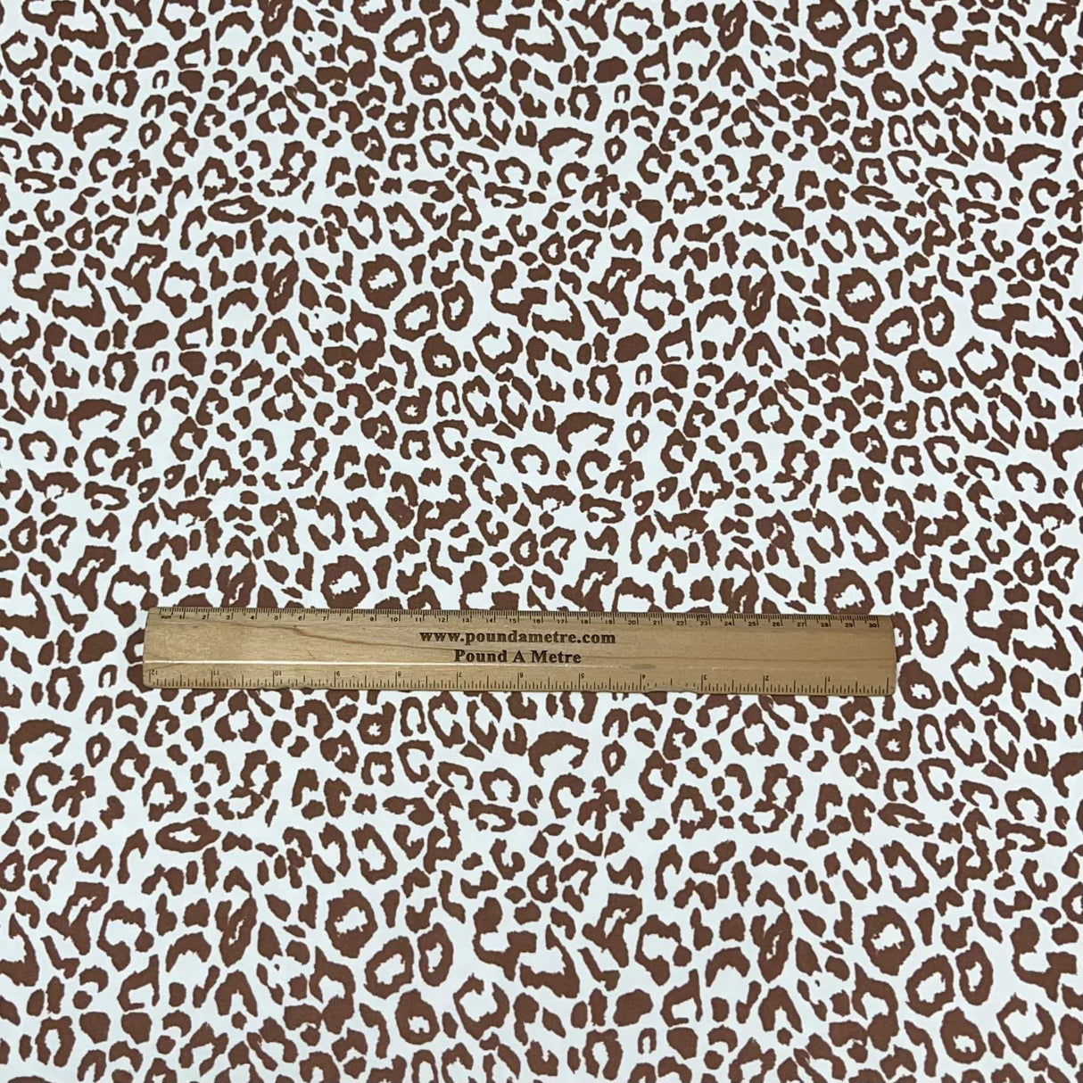 Pound A Metre 3 Metres Premium Printed Cotton Feel Jersey- 55'' Wide -(Cheetah)