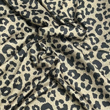 Pound A Metre 3 Metres Premium Printed Cotton Feel Jersey- 55'' Wide -(Cheetah)