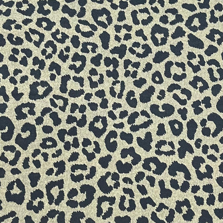 Pound A Metre 3 Metres Premium Printed Cotton Feel Jersey- 55'' Wide -(Cheetah)