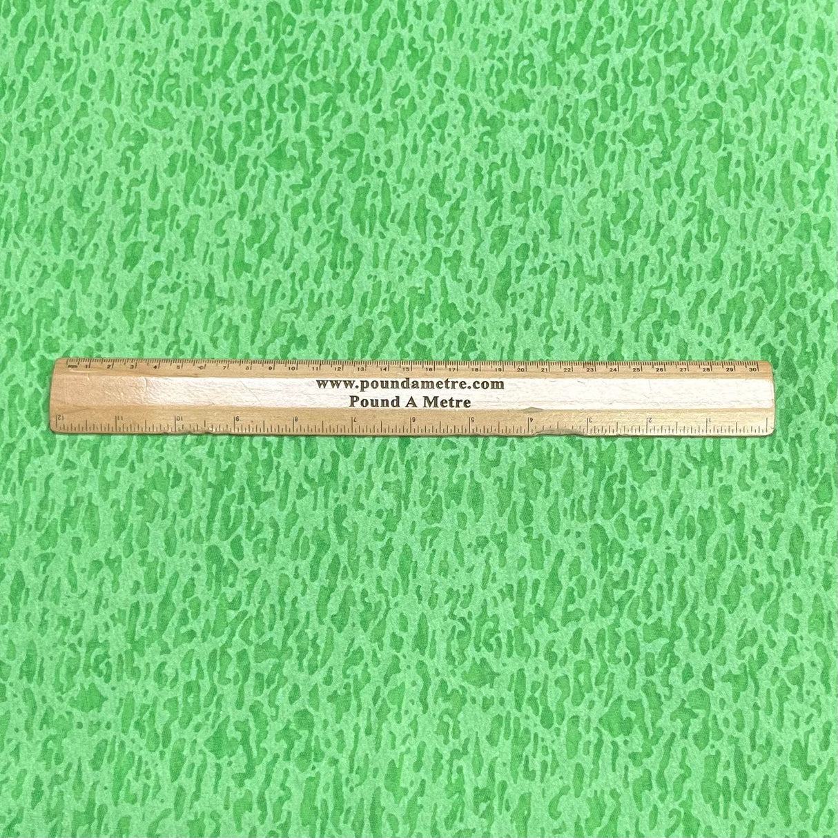 Pound A Metre 3 Metres Premium Printed Cotton Feel Jersey- 55'' Wide -(Green)