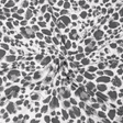 Pound A Metre 3 Metres Premium Printed Cotton Feel Jersey- 55'' Wide -(Grey & White)