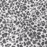 Pound A Metre 3 Metres Premium Printed Cotton Feel Jersey- 55'' Wide -(Grey & White)