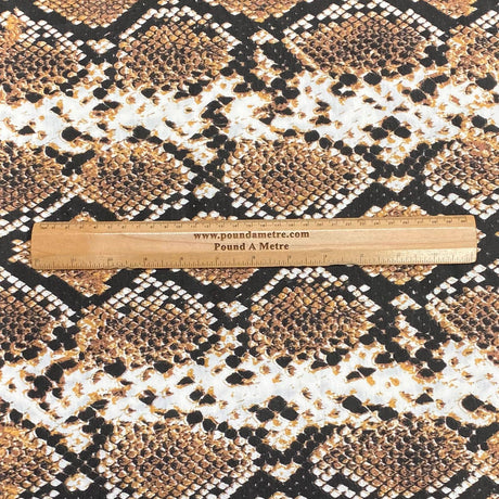 Pound A Metre 3 Metres Premium Printed Cotton Feel Jersey- 55'' Wide -(Leopard) (EOL)