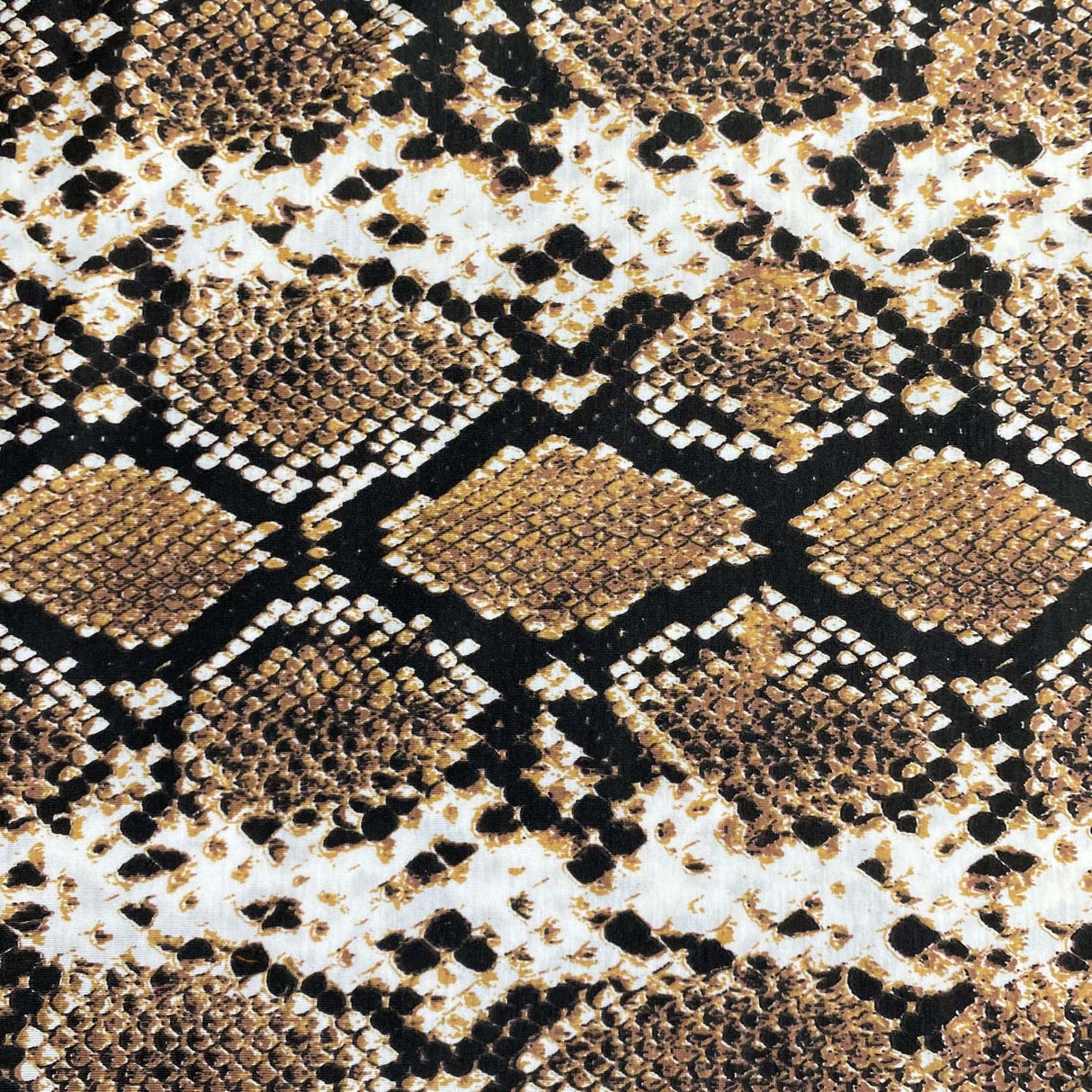 Pound A Metre 3 Metres Premium Printed Cotton Feel Jersey- 55'' Wide -(Snake)