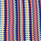 Pound A Metre 3 Metres Premium Printed Cotton Feel Jersey- 55'' Wide -(Zigzag)