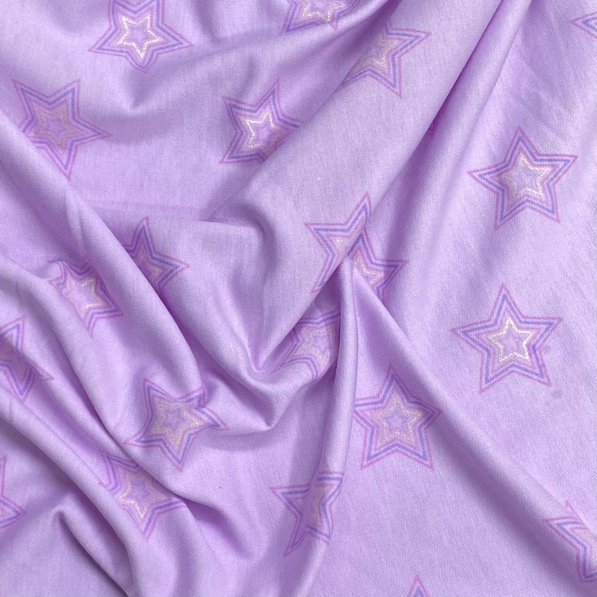 Pound A Metre 3 Metres Premium Printed French Terry Jersey- 55" Wide (Grey)