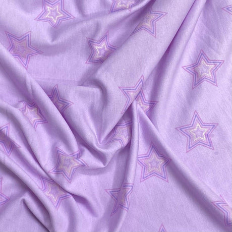 Pound A Metre 3 Metres Premium Printed French Terry Jersey- 55" Wide (Grey)