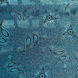 Pound A Metre 3 Metres 3 Metres Premium Printed Spandex Velvet 55" Wide (Blue Paisley)