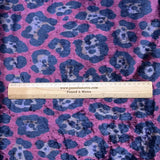 Pound A Metre 3 Metres Premium Printed Spandex Velvet 55" Wide (Maroon)