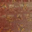 Pound A Metre 3 Metres 3 Metres Premium Printed Spandex Velvet 55" Wide (Orange Paisley)