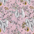 Pound A Metre 3 Metres, Premium Quality, Printed Dressmaking Viscose - 55" Wide (Baby Pink Floral)