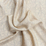 Pound A Metre 3 Metres, Premium Quality, Printed Dressmaking Viscose - 55" Wide (Beige)