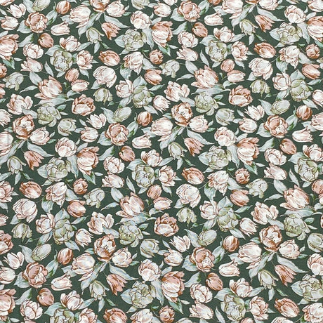 Pound A Metre 3 Metres, Premium Quality, Printed Dressmaking Viscose - 55" Wide (Big Flower)