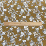 Pound A Metre 3 Metres, Premium Quality, Printed Dressmaking Viscose - 55" Wide (Golden Floral)