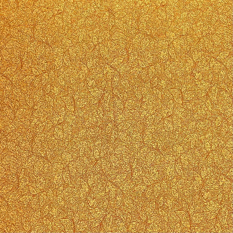 Pound A Metre 3 Metres, Premium Quality, Printed Dressmaking Viscose - 55" Wide (Golden)