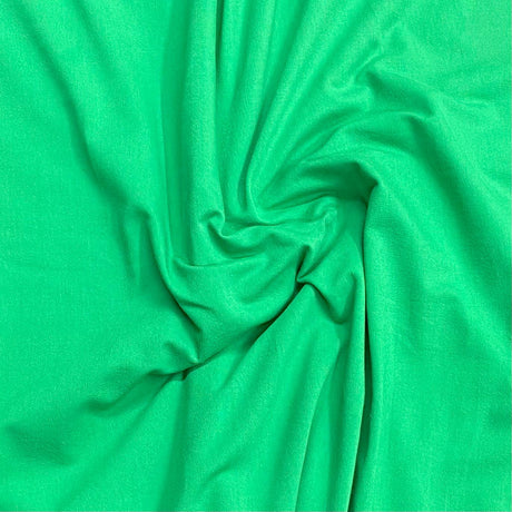 Pound A Metre 3 Metres Premium Quality Soft Cotton Jersey 55" Wide (Green)