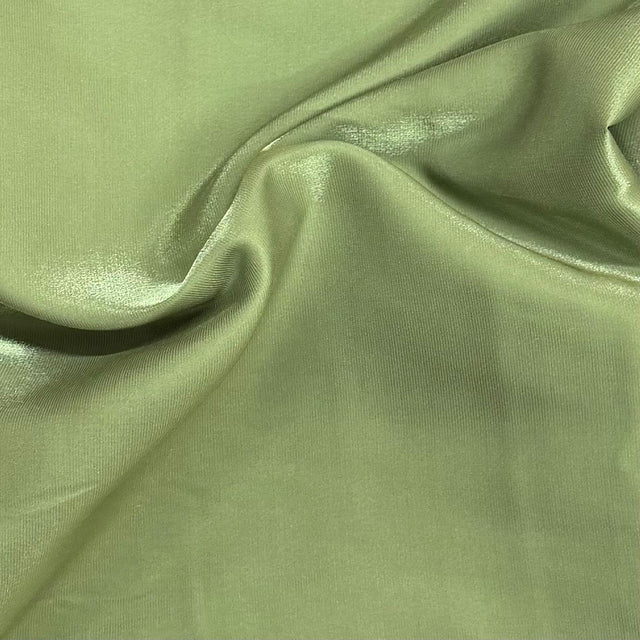 Pound A Metre 3 Metres Premium Satin Shimmer Fabric – 45" Wide (Khaki)