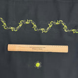 Pound A Metre 3 Metres Premium Sequins On Chiffon Fabric – 45" Wide (Black & Green)