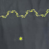 Pound A Metre 3 Metres Premium Sequins On Chiffon Fabric – 45" Wide (Black & Green)
