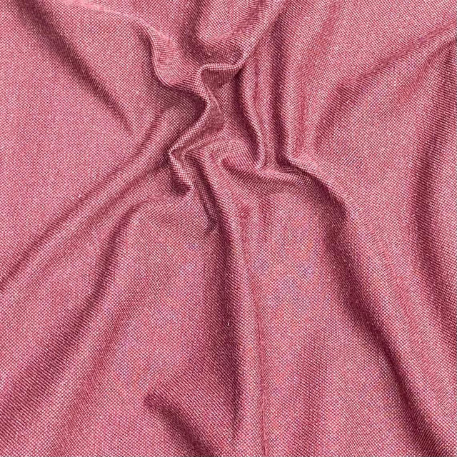 Pound A Metre 3 Metres 3 Metres Premium Soft Denim Look Jersey - 55" Wide (Maroon)